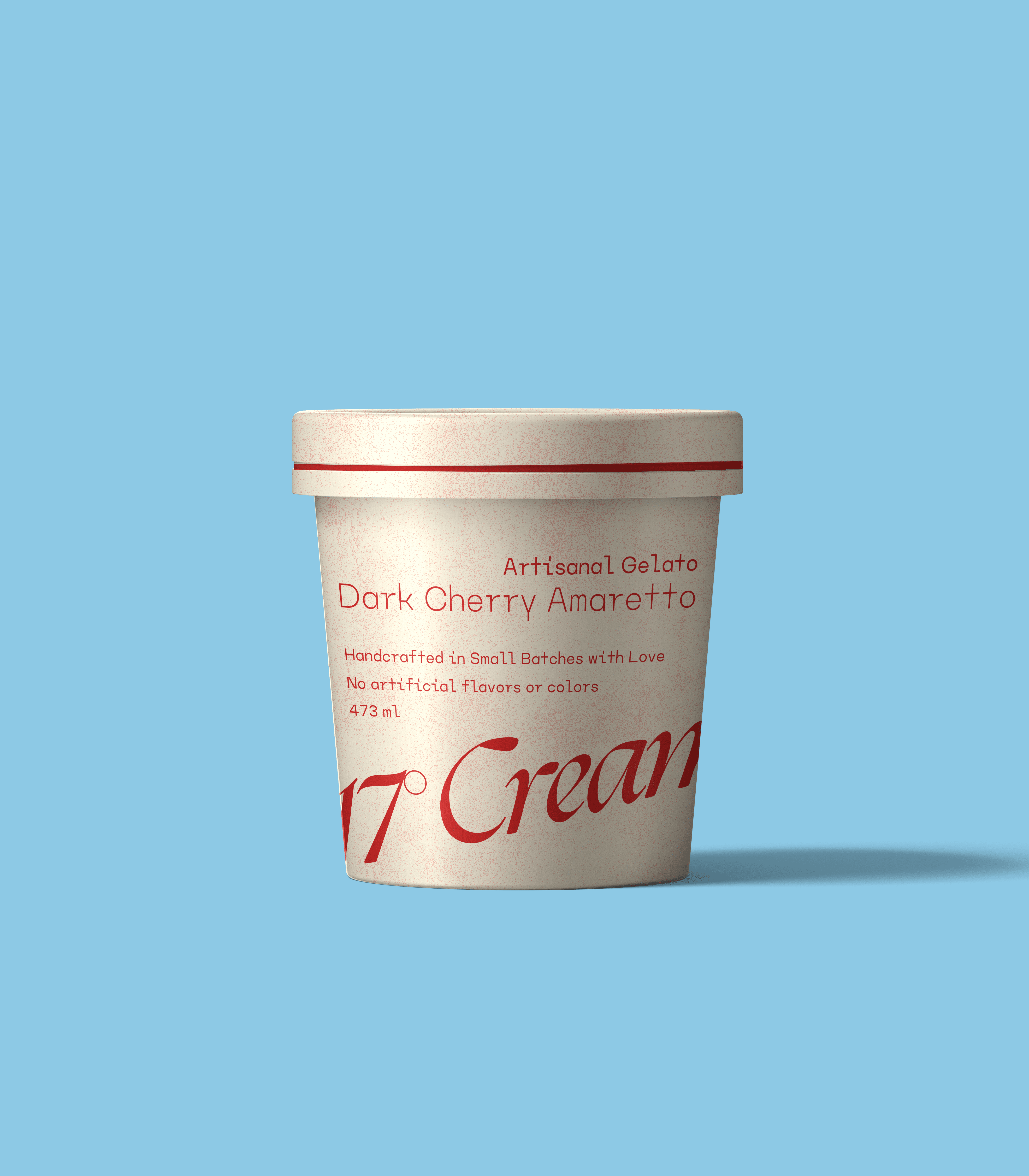 Ice cream 17° Cream packaging