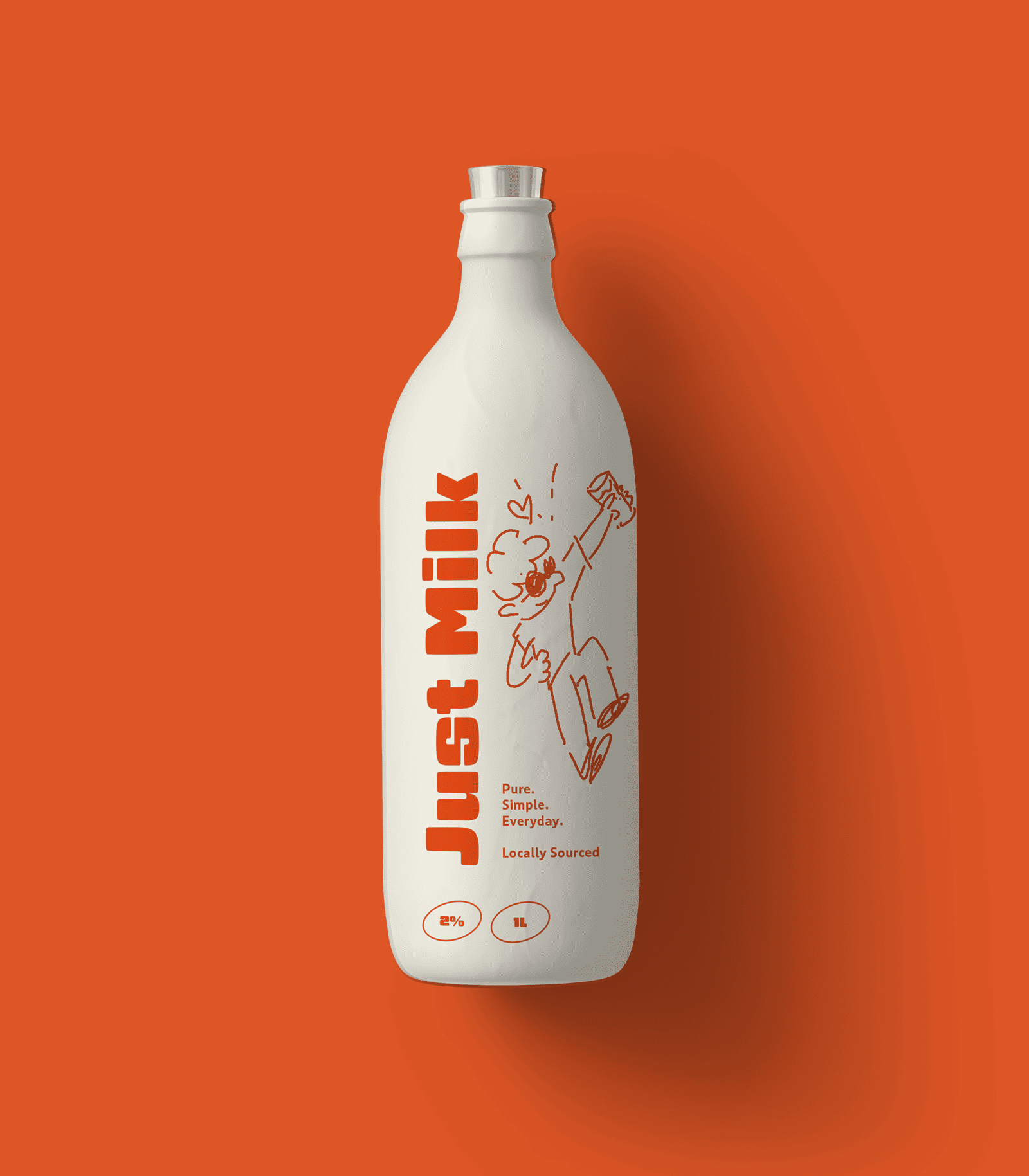 Just Milk packaging